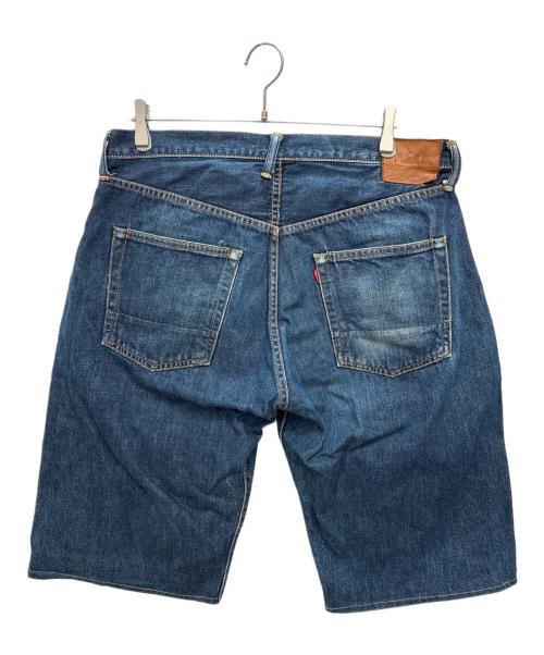 EVISU（エヴィス）EVISU (エヴィス) デニムハーフパンツ ブルー サイズ:W38の古着・服飾アイテム