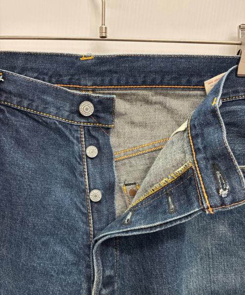 EVISU（エヴィス）EVISU (エヴィス) デニムハーフパンツ ブルー サイズ:W38の古着・服飾アイテム