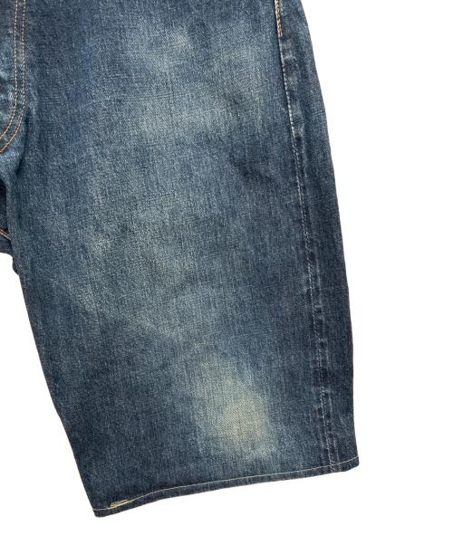 EVISU（エヴィス）EVISU (エヴィス) デニムハーフパンツ ブルー サイズ:W38の古着・服飾アイテム