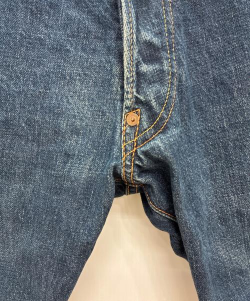 EVISU（エヴィス）EVISU (エヴィス) デニムハーフパンツ ブルー サイズ:W38の古着・服飾アイテム
