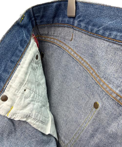 EVISU（エヴィス）EVISU (エヴィス) メニーポケットデニムハーフパンツ ブルー サイズ:36の古着・服飾アイテム