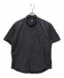stussy（ステューシー）の古着「ストライプ半袖シャツ」｜ブラック×ホワイト