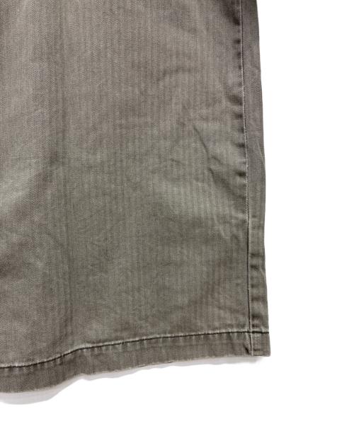 stussy（ステューシー）stussy (ステューシー) ロゴワッペンワークシャツ カーキ サイズ:Lの古着・服飾アイテム