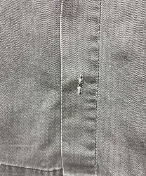 stussy（ステューシー）stussy (ステューシー) ロゴワッペンワークシャツ カーキ サイズ:Lの古着・服飾アイテム