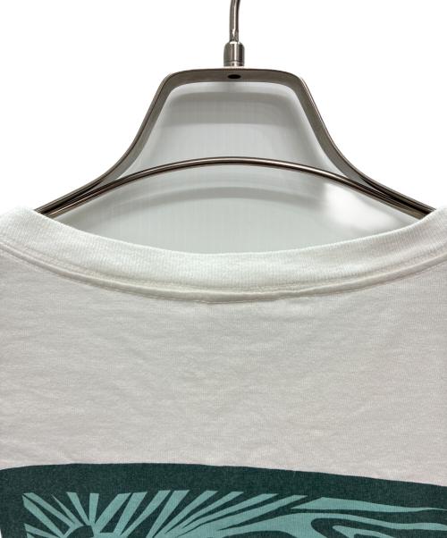 Patagonia（パタゴニア）Patagonia (パタゴニア) 90s beneficial haleiwa USA製半袖Tシャツ ホワイト サイズ:Sの古着・服飾アイテム