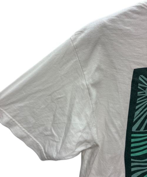Patagonia（パタゴニア）Patagonia (パタゴニア) 90s beneficial haleiwa USA製半袖Tシャツ ホワイト サイズ:Sの古着・服飾アイテム