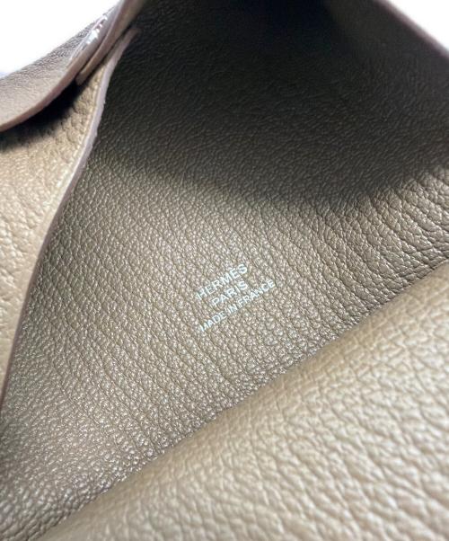 HERMES（エルメス）HERMES (エルメス) カードケース エトゥープの古着・服飾アイテム