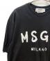 MSGM (エムエスジーエム) カットソーワンピース ブラック サイズ:XS：5000円