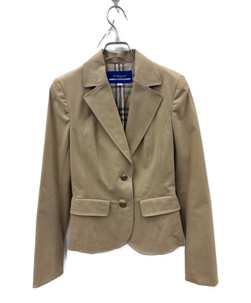 BURBERRY BLUE LABEL（バーバリー ブルー レーベル）BURBERRY BLUE LABEL (バーバリー ブルー レーベル) 2Bジャケット ベージュ サイズ:38の古着・服飾アイテム