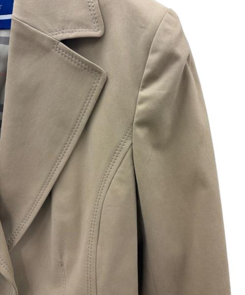 BURBERRY BLUE LABEL（バーバリー ブルー レーベル）BURBERRY BLUE LABEL (バーバリー ブルー レーベル) 2Bジャケット ベージュ サイズ:38の古着・服飾アイテム
