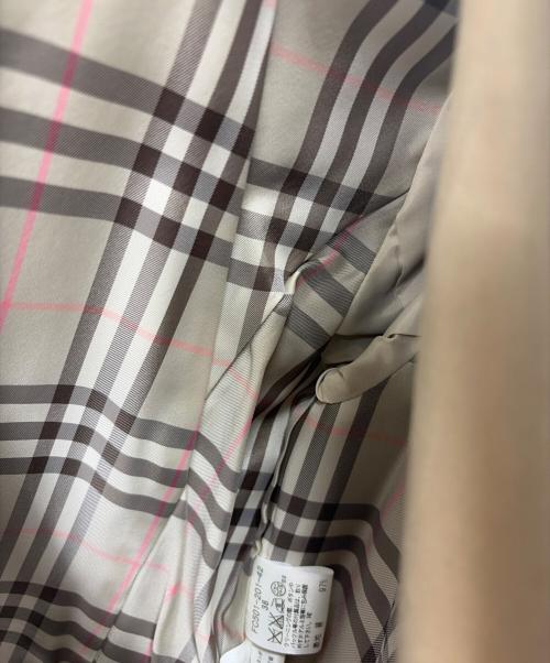 BURBERRY BLUE LABEL（バーバリー ブルー レーベル）BURBERRY BLUE LABEL (バーバリー ブルー レーベル) 2Bジャケット ベージュ サイズ:38の古着・服飾アイテム