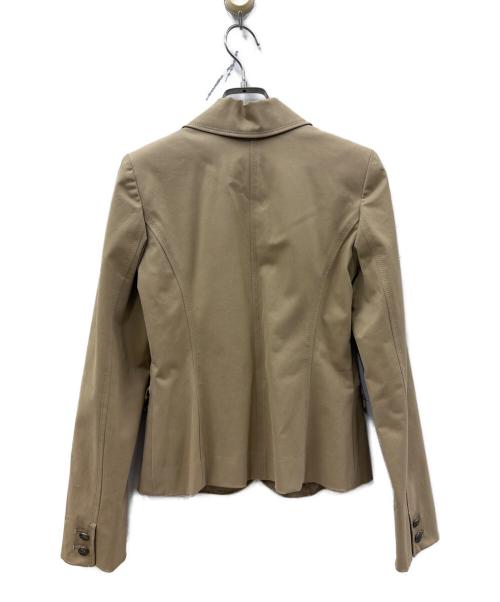 BURBERRY BLUE LABEL（バーバリー ブルー レーベル）BURBERRY BLUE LABEL (バーバリー ブルー レーベル) 2Bジャケット ベージュ サイズ:38の古着・服飾アイテム