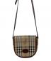 Burberry's (バーバリーズ) シャドーホースノヴァチェックショルダーバッグ ブラウン×ベージュ：13000円