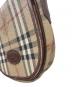 中古・古着 Burberry's (バーバリーズ) シャドーホースノヴァチェックショルダーバッグ ブラウン×ベージュ：13000円