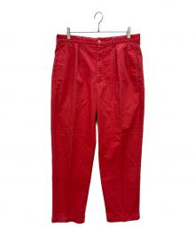 POLO RALPH LAUREN（ポロ・ラルフローレン）の古着「90s 2タックパンツ ANDREW PANT」｜レッド