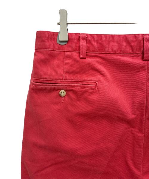 POLO RALPH LAUREN（ポロ・ラルフローレン）POLO RALPH LAUREN (ポロ・ラルフローレン) 90s 2タックパンツ ANDREW PANT レッド サイズ:W35×L30の古着・服飾アイテム