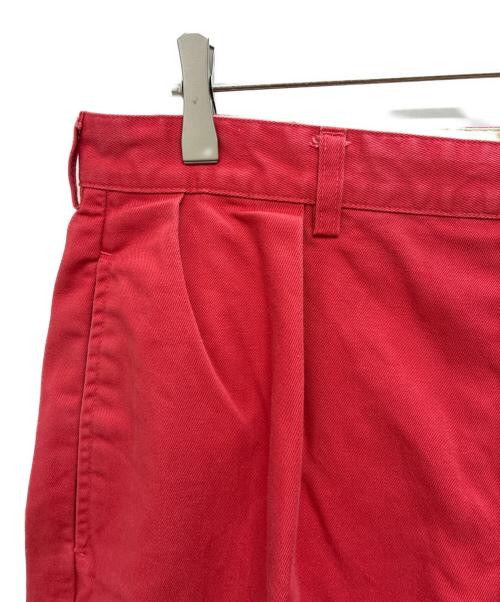 POLO RALPH LAUREN（ポロ・ラルフローレン）POLO RALPH LAUREN (ポロ・ラルフローレン) 90s 2タックパンツ ANDREW PANT レッド サイズ:W35×L30の古着・服飾アイテム