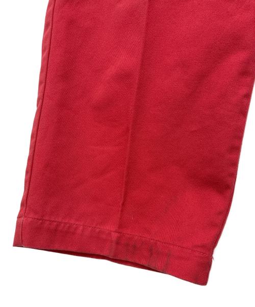 POLO RALPH LAUREN（ポロ・ラルフローレン）POLO RALPH LAUREN (ポロ・ラルフローレン) 90s 2タックパンツ ANDREW PANT レッド サイズ:W35×L30の古着・服飾アイテム