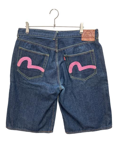 EVISU（エヴィス）EVISU (エヴィス) デニムハーフパンツ インディゴ サイズ:W38の古着・服飾アイテム