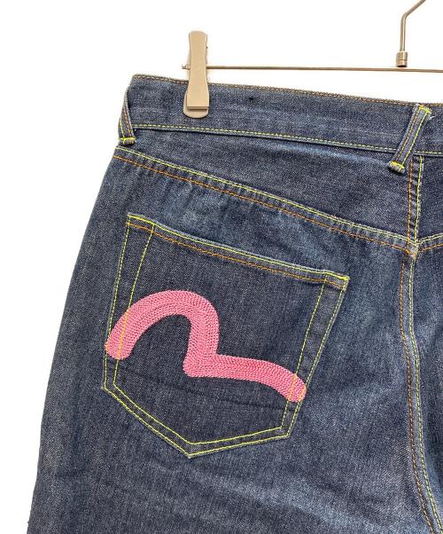 EVISU（エヴィス）EVISU (エヴィス) デニムハーフパンツ インディゴ サイズ:W38の古着・服飾アイテム