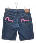 EVISU (エヴィス) デニムハーフパンツ インディゴ サイズ:W38：8000円