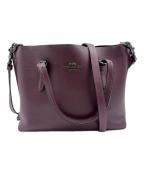 COACHコーチ）の古着「2WAYバッグ」｜パープル