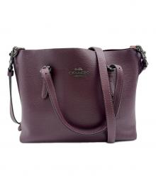 COACH（コーチ）の古着「2WAYバッグ」｜パープル