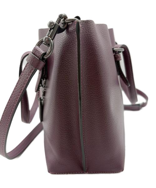COACH（コーチ）COACH (コーチ) 2WAYバッグ パープルの古着・服飾アイテム