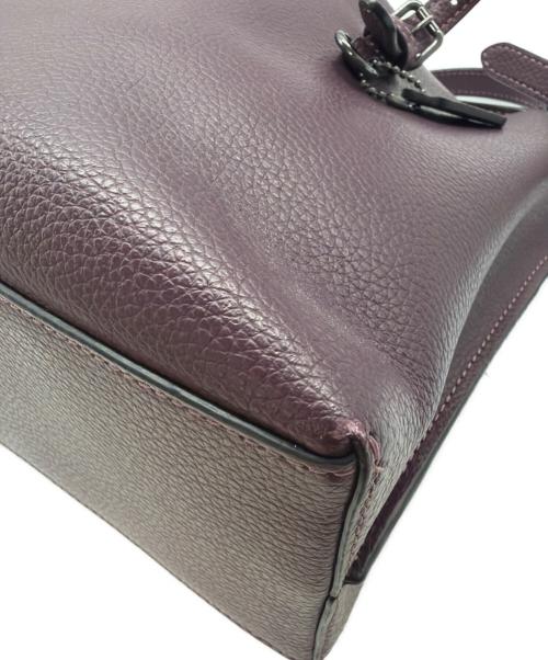 COACH（コーチ）COACH (コーチ) 2WAYバッグ パープルの古着・服飾アイテム