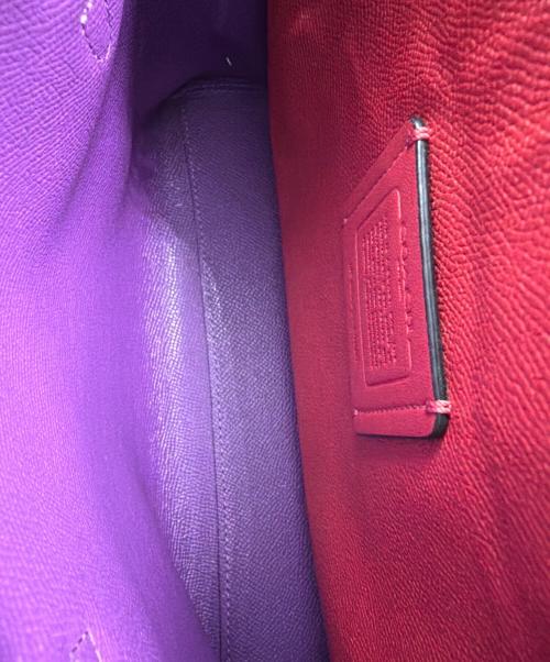 COACH（コーチ）COACH (コーチ) 2WAYバッグ パープルの古着・服飾アイテム