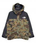 THE NORTH FACEザ ノース フェイス）の古着「Novelty Mountain Light Jacket / ノベルティマウンテンライトジャケット」｜グリーン×ブラック