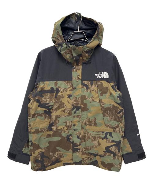 THE NORTH FACE（ザ ノース フェイス）THE NORTH FACE (ザ ノース フェイス) Novelty Mountain Light Jacket / ノベルティマウンテンライトジャケット グリーン×ブラック サイズ:Mの古着・服飾アイテム