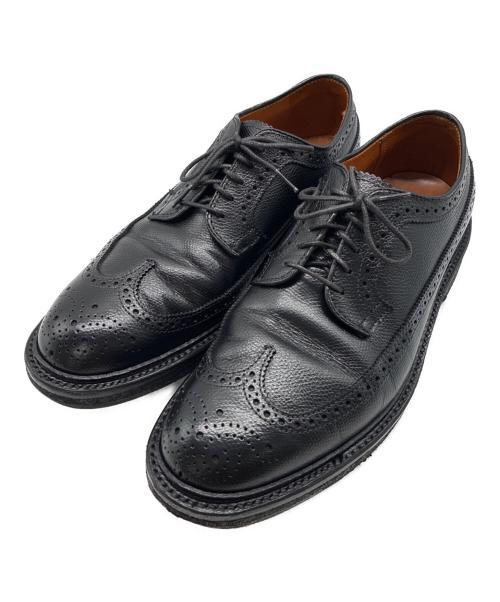 Alden（オールデン）Alden (オールデン) BEAMS PLUS (ビームスプラス) ロングウイングチップシューズ ブラック サイズ:9Dの古着・服飾アイテム