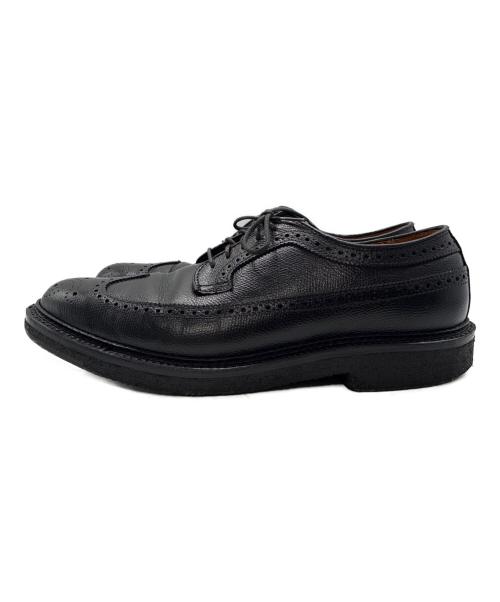 Alden（オールデン）Alden (オールデン) BEAMS PLUS (ビームスプラス) ロングウイングチップシューズ ブラック サイズ:9Dの古着・服飾アイテム