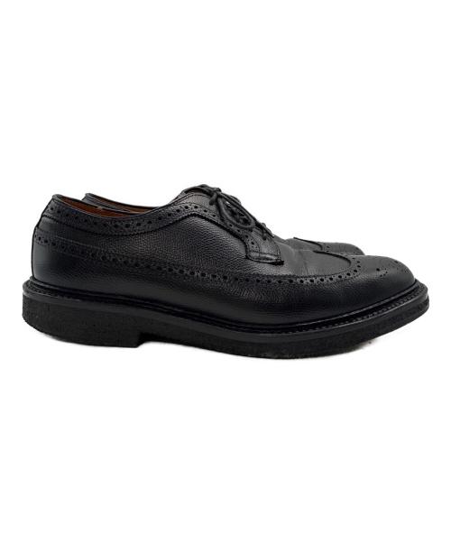 Alden（オールデン）Alden (オールデン) BEAMS PLUS (ビームスプラス) ロングウイングチップシューズ ブラック サイズ:9Dの古着・服飾アイテム
