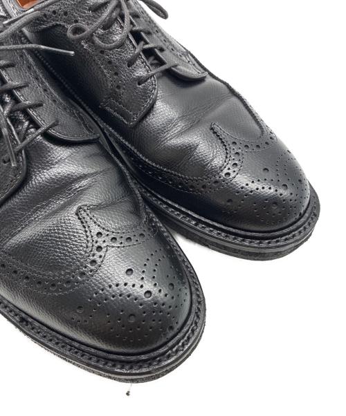 Alden（オールデン）Alden (オールデン) BEAMS PLUS (ビームスプラス) ロングウイングチップシューズ ブラック サイズ:9Dの古着・服飾アイテム