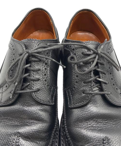 Alden（オールデン）Alden (オールデン) BEAMS PLUS (ビームスプラス) ロングウイングチップシューズ ブラック サイズ:9Dの古着・服飾アイテム