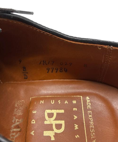 Alden（オールデン）Alden (オールデン) BEAMS PLUS (ビームスプラス) ロングウイングチップシューズ ブラック サイズ:9Dの古着・服飾アイテム