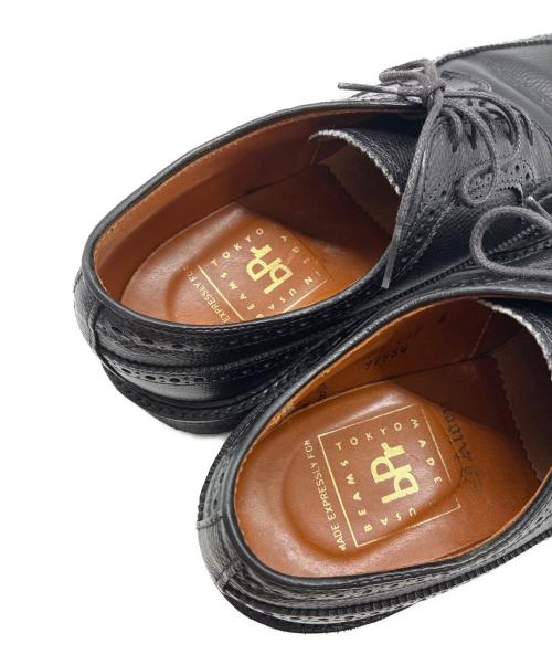 Alden（オールデン）Alden (オールデン) BEAMS PLUS (ビームスプラス) ロングウイングチップシューズ ブラック サイズ:9Dの古着・服飾アイテム