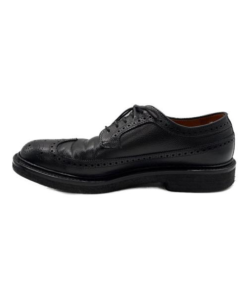 Alden（オールデン）Alden (オールデン) BEAMS PLUS (ビームスプラス) ロングウイングチップシューズ ブラック サイズ:9Dの古着・服飾アイテム