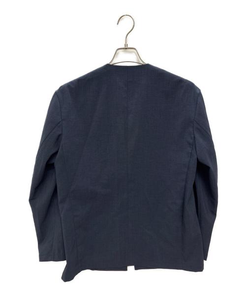 Adam et Rope（アダム エ ロペ）Adam et Rope (アダム エ ロペ) ノーカラージャケット＆イージーパンツ セットアップ ネイビー サイズ:Sの古着・服飾アイテム