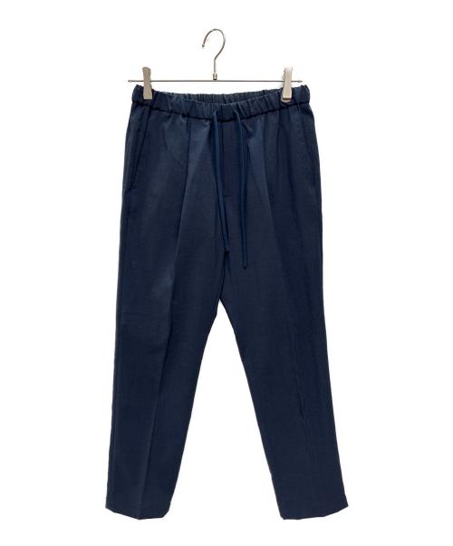 Adam et Rope（アダム エ ロペ）Adam et Rope (アダム エ ロペ) ノーカラージャケット＆イージーパンツ セットアップ ネイビー サイズ:Sの古着・服飾アイテム