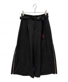 AdaNous（アダナス）の古着「2way side zip widepants」｜ブラック