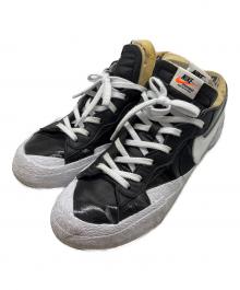 NIKE×sacai（ナイキ×サカイ）の古着「Blazer Low "Black Patent Leather"」｜ブラック×ホワイト