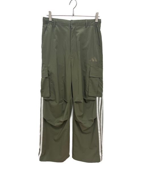 adidas（アディダス）adidas (アディダス) 軽パン ストレッチカーゴパンツ オリーブ サイズ:L 未使用品の古着・服飾アイテム