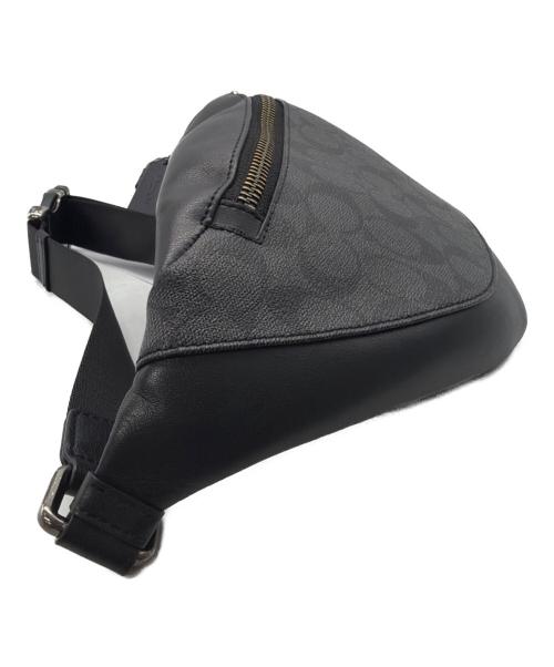 COACH（コーチ）COACH (コーチ) シグネチャー ボディバッグ ブラックの古着・服飾アイテム
