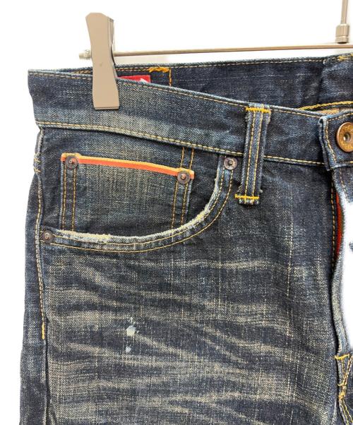 EDWIN（エドウィン）EDWIN (エドウィン) ダメージ加工デニムパンツ インディゴ サイズ:W30の古着・服飾アイテム
