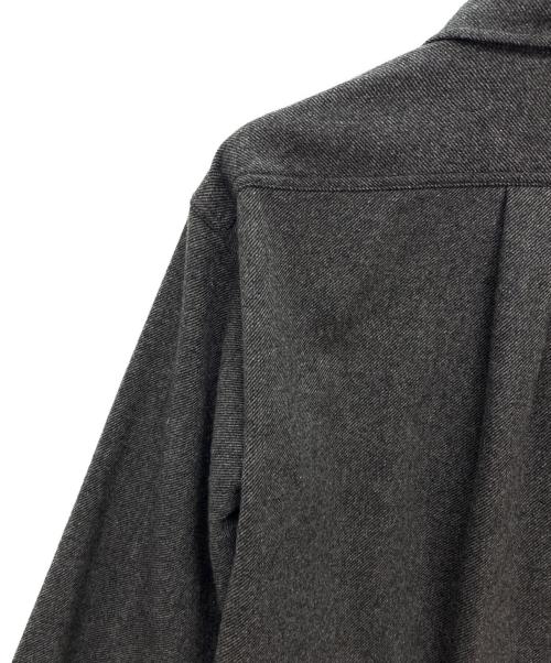 THE NORTH FACE（ザ ノース フェイス）THE NORTH FACE (ザ ノース フェイス) ブラッシュウッドウールシャツ ブラック×グレー サイズ:Lの古着・服飾アイテム