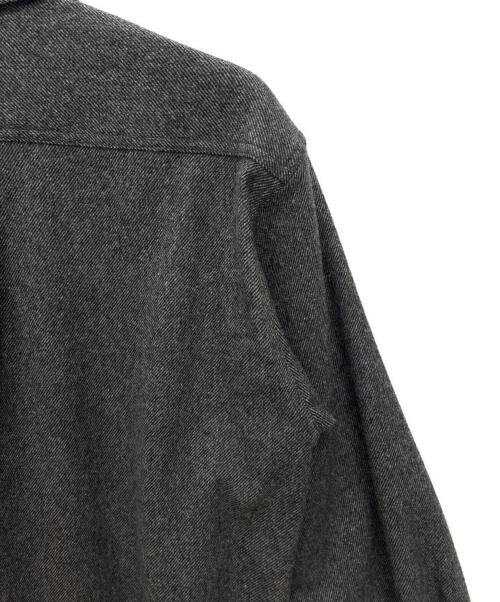THE NORTH FACE（ザ ノース フェイス）THE NORTH FACE (ザ ノース フェイス) ブラッシュウッドウールシャツ ブラック×グレー サイズ:Lの古着・服飾アイテム