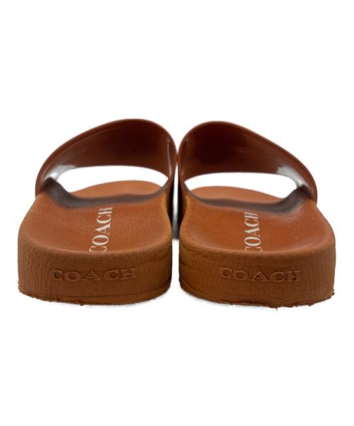 COACH（コーチ）COACH (コーチ) スライド・コーチ サンダル キャメル サイズ:EUR41の古着・服飾アイテム